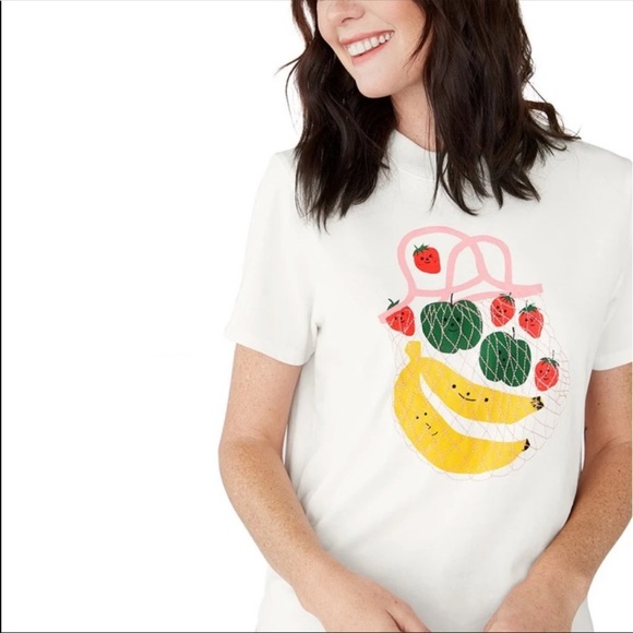 ban.do Tops - Ban.do Happy Fruit Tee Med LIKE NEW